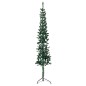 vidaXL Künstlicher Halb-Weihnachtsbaum mit Ständer Schlank Grün 150 cm vidaXL Künstlicher Halb-Weihnachtsbaum mit Ständer Schlank Grün 150 cm