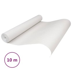 vidaXL Tapete 3D Einfarbig Weiß