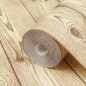 vidaXL Tapete 3D Holz-Optik Braun vidaXL Tapete 3D Holz-Optik Braun