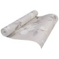 vidaXL Tapete 3D Blumenmuster Grau vidaXL Tapete 3D Blumenmuster Grau