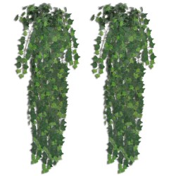 vidaXL Künstliche Efeuranken 4 Stk. Grün 90 cm