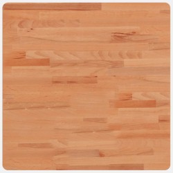 vidaXL Tischplatte 60x60x1,5 cm Quadratisch Massivholz Buche