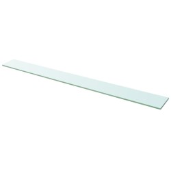 vidaXL Regalböden 2 Stk. Glas Transparent 110x12 cm