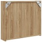 vidaXL Spiegelschrank mit LED-Beleuchtung Eichenoptik 60x13x52 cm vidaXL Spiegelschrank mit LED-Beleuchtung Eichenoptik 60x13x52 cm