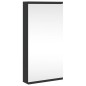 vidaXL Eck-Spiegelschrank Schwarz 30x24x60 cm vidaXL Eck-Spiegelschrank Schwarz 30x24x60 cm