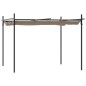 vidaXL Pergola mit Schiebedach Taupe 295x292x230 cm vidaXL Pergola mit Schiebedach Taupe 295x292x230 cm