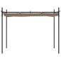 vidaXL Pergola mit Schiebedach Taupe 295x292x230 cm vidaXL Pergola mit Schiebedach Taupe 295x292x230 cm