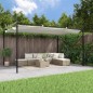 vidaXL Pergola mit Schiebedach Creme 395x292x230 cm vidaXL Pergola mit Schiebedach Creme 395x292x230 cm