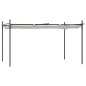vidaXL Pergola mit Schiebedach Creme 395x292x230 cm vidaXL Pergola mit Schiebedach Creme 395x292x230 cm