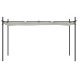 vidaXL Pergola mit Schiebedach Creme 395x292x230 cm vidaXL Pergola mit Schiebedach Creme 395x292x230 cm