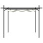 vidaXL Pergola mit Schiebedach Creme 395x292x230 cm vidaXL Pergola mit Schiebedach Creme 395x292x230 cm