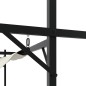 vidaXL Pergola mit Schiebedach Creme 395x292x230 cm vidaXL Pergola mit Schiebedach Creme 395x292x230 cm