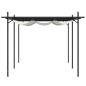 vidaXL Pergola mit Schiebedach Creme 589x292x230 cm vidaXL Pergola mit Schiebedach Creme 589x292x230 cm