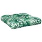vidaXL Palettenkissen Blattmuster 60x61,5x10 cm Stoff vidaXL Palettenkissen Blattmuster 60x61,5x10 cm Stoff