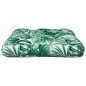 vidaXL Palettenkissen Blattmuster 60x61,5x10 cm Stoff vidaXL Palettenkissen Blattmuster 60x61,5x10 cm Stoff