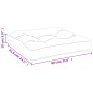 vidaXL Palettenkissen Blattmuster 60x61,5x10 cm Stoff vidaXL Palettenkissen Blattmuster 60x61,5x10 cm Stoff
