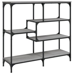 vidaXL Konsolentisch Grau Sonoma 103x32x95 cm Holzwerkstoff
