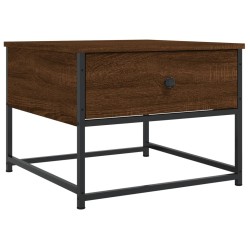 vidaXL Couchtisch Braun Eichen-Optik 51x51x40 cm Holzwerkstoff