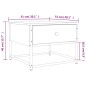 vidaXL Couchtisch Braun Eichen-Optik 51x51x40 cm Holzwerkstoff vidaXL Couchtisch Braun Eichen-Optik 51x51x40 cm Holzwerkstoff