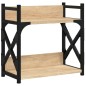 vidaXL Druckerständer 2 Ablagen Sonoma-Eiche 40x20x40 cm Holzwerkstoff vidaXL Druckerständer 2 Ablagen Sonoma-Eiche 40x20x40 cm Holzwerkstoff
