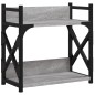 vidaXL Druckerständer 2 Ablagen Grau Sonoma 40x20x40 cm Holzwerkstoff vidaXL Druckerständer 2 Ablagen Grau Sonoma 40x20x40 cm Holzwerkstoff