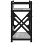 vidaXL Druckerständer 2 Ablagen Grau Sonoma 40x20x40 cm Holzwerkstoff vidaXL Druckerständer 2 Ablagen Grau Sonoma 40x20x40 cm Holzwerkstoff