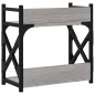 vidaXL Druckerständer 2 Ablagen Grau Sonoma 40x20x40 cm Holzwerkstoff vidaXL Druckerständer 2 Ablagen Grau Sonoma 40x20x40 cm Holzwerkstoff