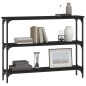 vidaXL Konsolentisch Schwarz 100x22,5x75 cm Holzwerkstoff vidaXL Konsolentisch Schwarz 100x22,5x75 cm Holzwerkstoff