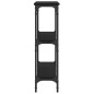 vidaXL Konsolentisch Schwarz 100x22,5x75 cm Holzwerkstoff vidaXL Konsolentisch Schwarz 100x22,5x75 cm Holzwerkstoff