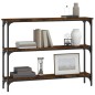vidaXL Konsolentisch Räuchereiche 100x22,5x75 cm Holzwerkstoff vidaXL Konsolentisch Räuchereiche 100x22,5x75 cm Holzwerkstoff