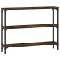 vidaXL Konsolentisch Räuchereiche 100x22,5x75 cm Holzwerkstoff vidaXL Konsolentisch Räuchereiche 100x22,5x75 cm Holzwerkstoff