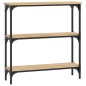 vidaXL Konsolentisch Sonoma-Eiche 75x22,5x75 cm Holzwerkstoff vidaXL Konsolentisch Sonoma-Eiche 75x22,5x75 cm Holzwerkstoff