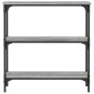 vidaXL Konsolentisch Grau Sonoma 75x22,5x75 cm Holzwerkstoff vidaXL Konsolentisch Grau Sonoma 75x22,5x75 cm Holzwerkstoff