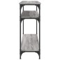 vidaXL Konsolentisch Grau Sonoma 100x29x75 cm Holzwerkstoff vidaXL Konsolentisch Grau Sonoma 100x29x75 cm Holzwerkstoff
