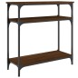 vidaXL Konsolentisch Braun Eichen-Optik 75x29x75 cm Holzwerkstoff vidaXL Konsolentisch Braun Eichen-Optik 75x29x75 cm Holzwerkstoff