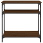 vidaXL Konsolentisch Braun Eichen-Optik 75x29x75 cm Holzwerkstoff vidaXL Konsolentisch Braun Eichen-Optik 75x29x75 cm Holzwerkstoff