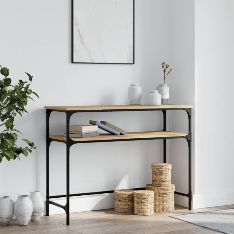 vidaXL Konsolentisch Sonoma-Eiche 100x35,5x75 cm Holzwerkstoff vidaXL Konsolentisch Sonoma-Eiche 100x35,5x75 cm Holzwerkstoff