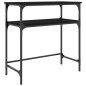 vidaXL Konsolentisch Schwarz 75x35,5x75 cm Holzwerkstoff vidaXL Konsolentisch Schwarz 75x35,5x75 cm Holzwerkstoff