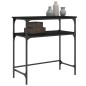 vidaXL Konsolentisch Schwarz 75x35,5x75 cm Holzwerkstoff vidaXL Konsolentisch Schwarz 75x35,5x75 cm Holzwerkstoff