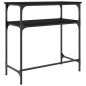 vidaXL Konsolentisch Schwarz 75x35,5x75 cm Holzwerkstoff vidaXL Konsolentisch Schwarz 75x35,5x75 cm Holzwerkstoff