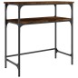 vidaXL Konsolentisch Räuchereiche 75x35,5x75 cm Holzwerkstoff vidaXL Konsolentisch Räuchereiche 75x35,5x75 cm Holzwerkstoff