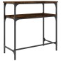 vidaXL Konsolentisch Räuchereiche 75x35,5x75 cm Holzwerkstoff vidaXL Konsolentisch Räuchereiche 75x35,5x75 cm Holzwerkstoff