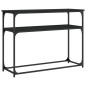 vidaXL Konsolentisch Schwarz 100x35,5x75 cm Holzwerkstoff vidaXL Konsolentisch Schwarz 100x35,5x75 cm Holzwerkstoff