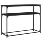 vidaXL Konsolentisch Schwarz 100x35,5x75 cm Holzwerkstoff vidaXL Konsolentisch Schwarz 100x35,5x75 cm Holzwerkstoff