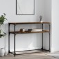 vidaXL Konsolentisch Räuchereiche 100x35,5x75 cm Holzwerkstoff vidaXL Konsolentisch Räuchereiche 100x35,5x75 cm Holzwerkstoff