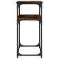 vidaXL Konsolentisch Räuchereiche 100x35,5x75 cm Holzwerkstoff vidaXL Konsolentisch Räuchereiche 100x35,5x75 cm Holzwerkstoff