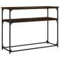 vidaXL Konsolentisch Räuchereiche 100x35,5x75 cm Holzwerkstoff vidaXL Konsolentisch Räuchereiche 100x35,5x75 cm Holzwerkstoff