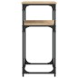vidaXL Konsolentisch Sonoma-Eiche 75x35,5x75 cm Holzwerkstoff vidaXL Konsolentisch Sonoma-Eiche 75x35,5x75 cm Holzwerkstoff