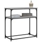 vidaXL Konsolentisch Grau Sonoma 75x35,5x75 cm Holzwerkstoff vidaXL Konsolentisch Grau Sonoma 75x35,5x75 cm Holzwerkstoff