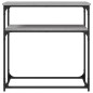 vidaXL Konsolentisch Grau Sonoma 75x35,5x75 cm Holzwerkstoff vidaXL Konsolentisch Grau Sonoma 75x35,5x75 cm Holzwerkstoff